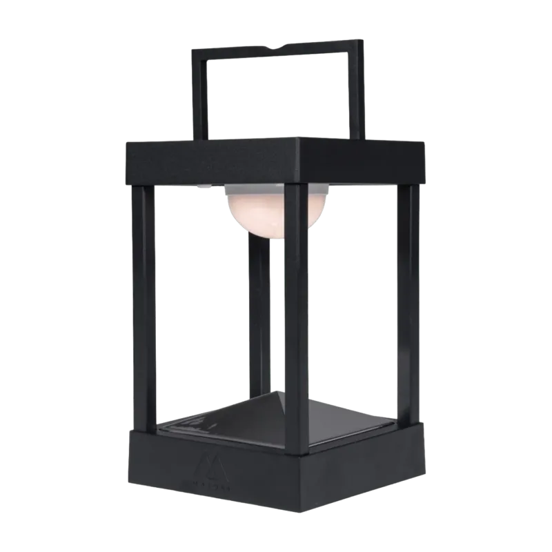 Lampe lanterne 30 cm charbon La Lampe Parc - Maiori - The Cool Republic