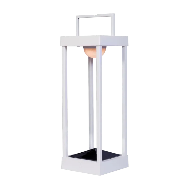 Lampe lanterne 50 cm blanche La Lampe Parc - Maiori - The Cool Republic