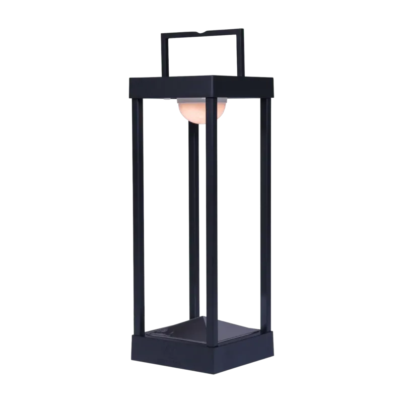 Lampe lanterne 50 cm charbon La Lampe Parc - Maiori - The Cool Republic