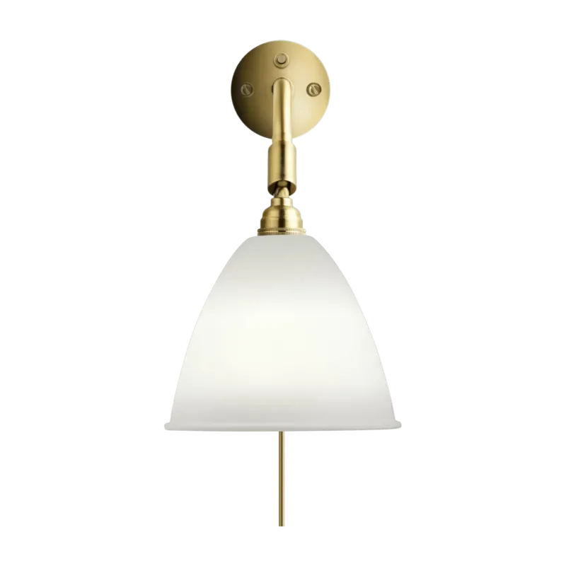 Lampe murale crème base dorée en laiton BL7- Gubi - The Cool Republic