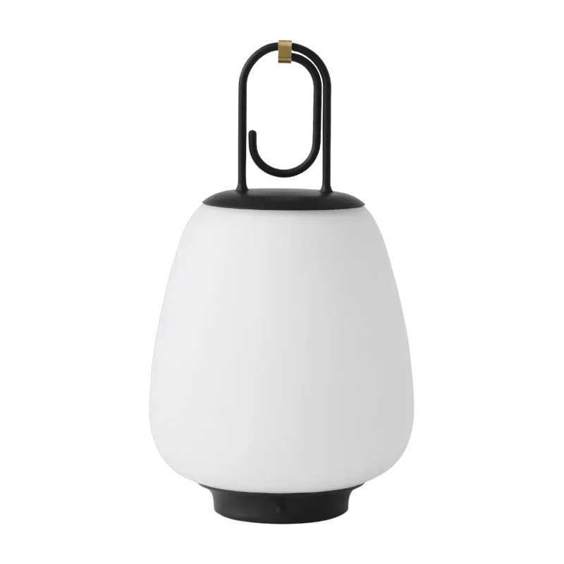 Lampe portable en verre noir 35 cm SC51 Lucca - &tradition - The Cool Republic