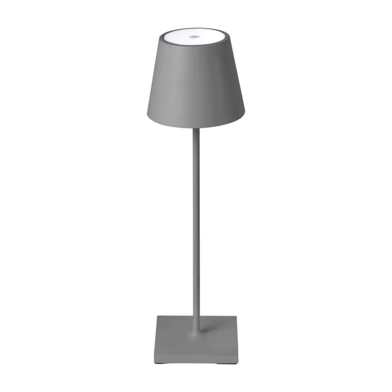 Lampe portable pour extérieur en aluminium gris Toc - Faro Barcelona - The Cool Republic