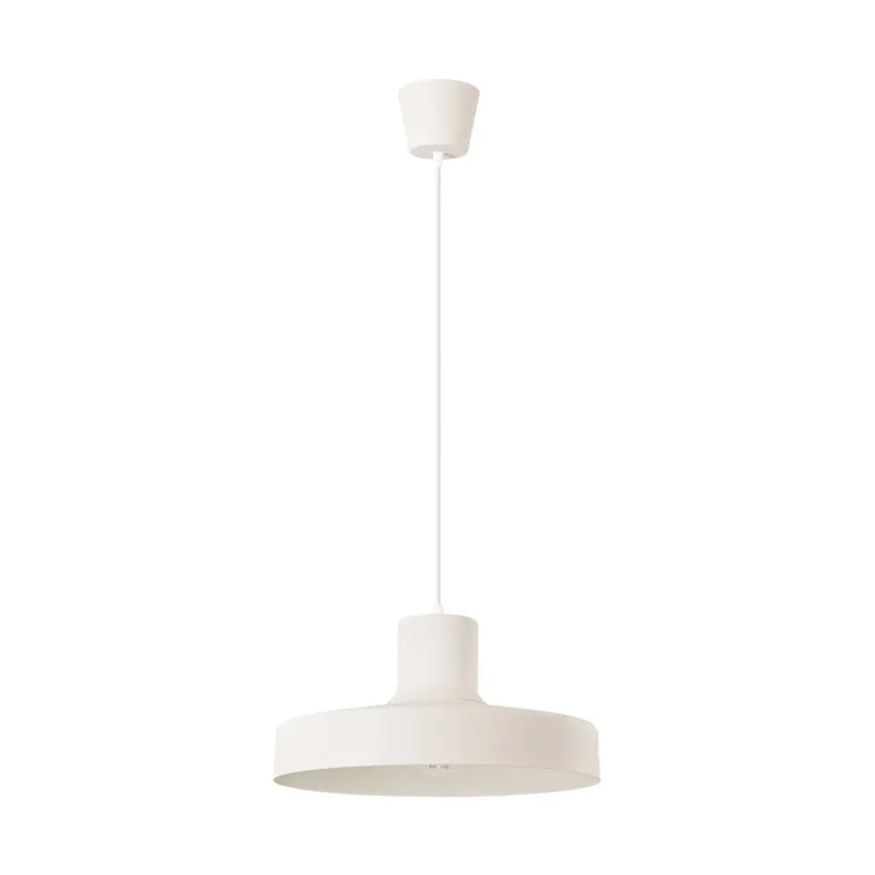 Lampe suspendue en acier beige 35x120cm Bilo - Sollux - The Cool Republic