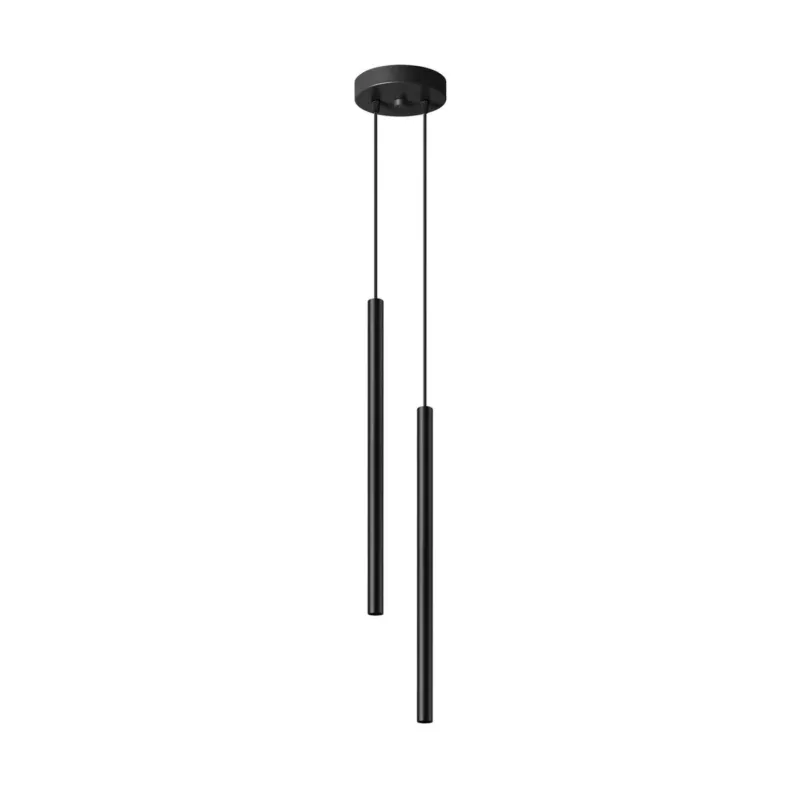 Lampe suspendue en acier noir 15x18cm Pastelo 2 - Sollux - The Cool Republic