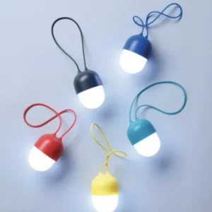 Lanterne nomade bleu 9,8 cm Clover - Lexon Design - The Cool Republic