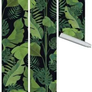 Lé de papier peint noir Samad - MUES Design - The Cool Republic