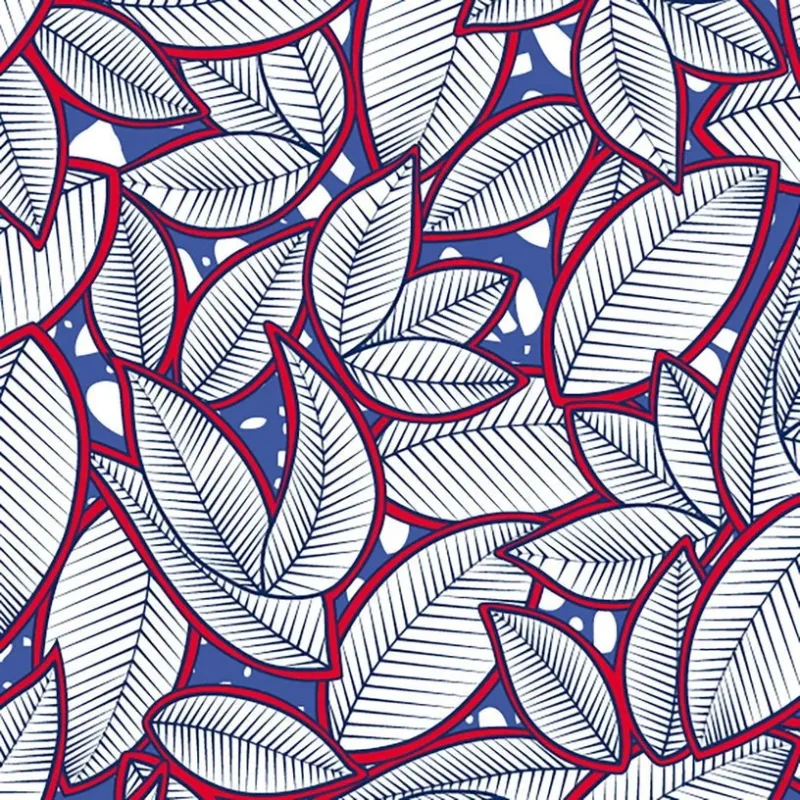 Lé de papier peint rouge Hassanatou - MUES Design - The Cool Republic
