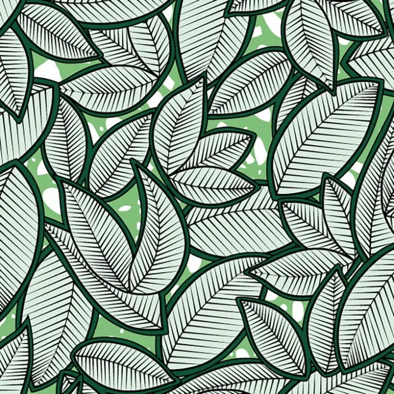 Lé de papier peint vert Hassanatou - MUES Design - The Cool Republic