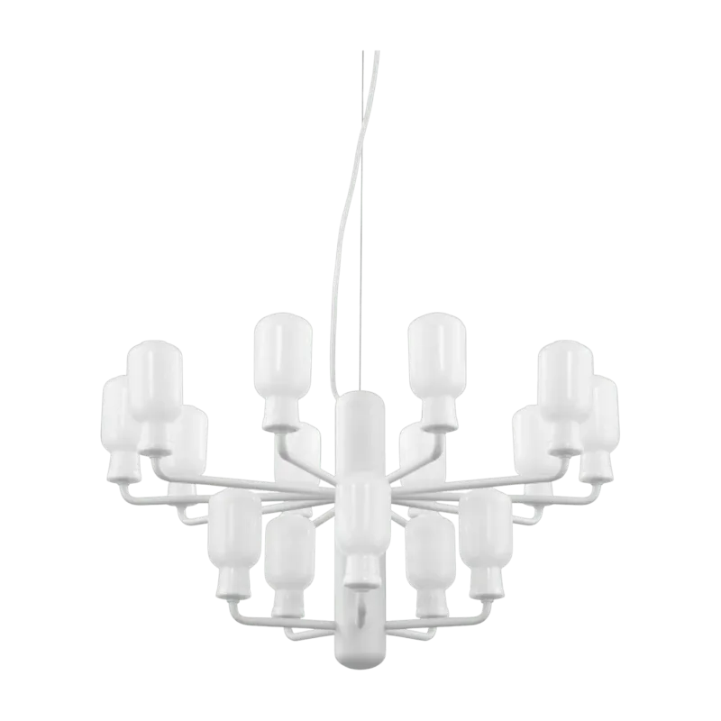 Lustre blanc Amp blanc / blanc - Normann Copenhagen - The Cool Republic