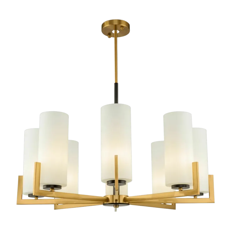 Lustre en laiton 8 ampoules Fortano - Maytoni - The Cool Republic