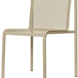 Chaise en acier beige 80x49cm Dapple - Ferm living