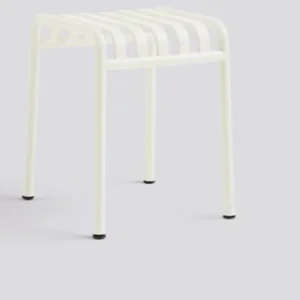 Tabouret en métal crème 37x42x45cm Palissade - HAY