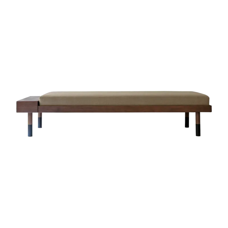 Méridienne en laine beige Mi - Kann Design - The Cool Republic