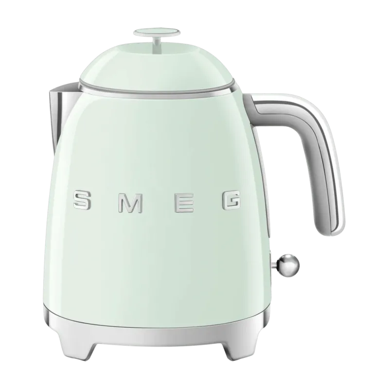Mini bouilloire double paroi vert d'eau 0,8 L Années 50 - Smeg - The Cool Republic