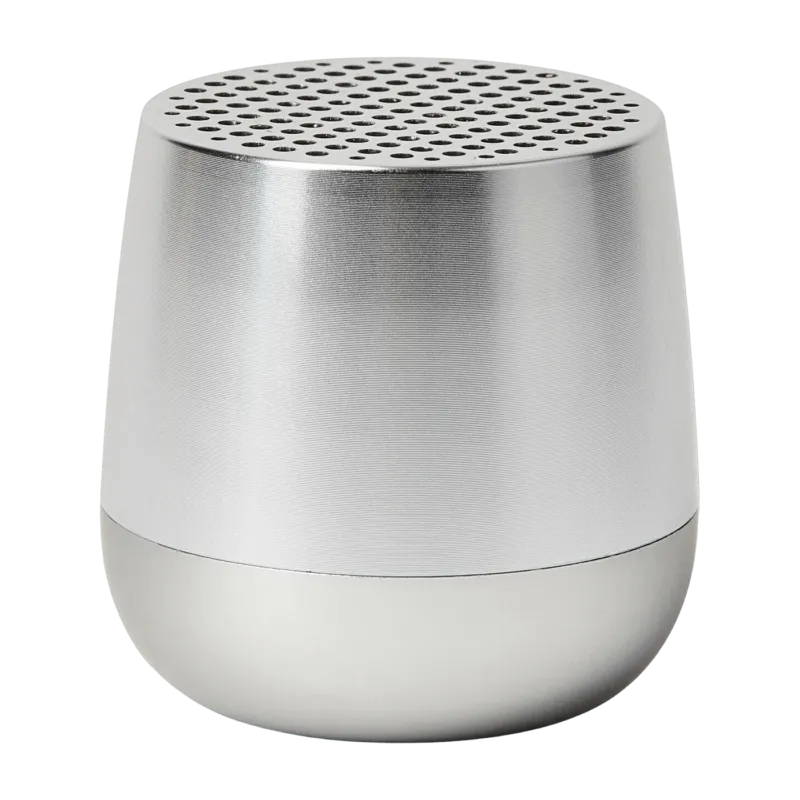 Mini enceinte bluetooth argentée Mino+ - Lexon Design - The Cool Republic