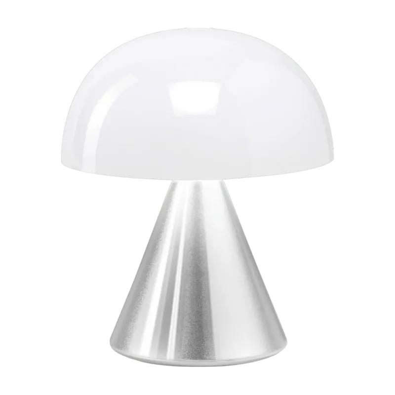 Mini Lampe LED argentée Mina - Lexon Design - The Cool Republic