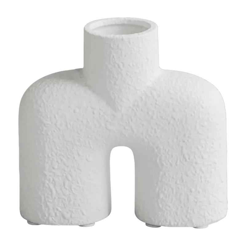 Mini vase en céramique blanc Cobra - 101 Copenhagen - The Cool Republic