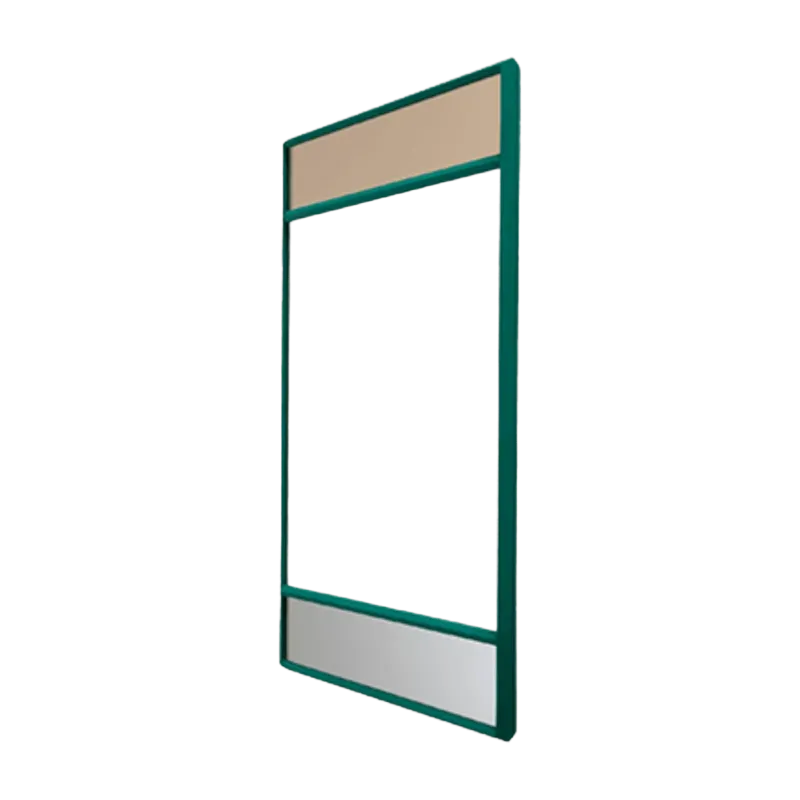 Miroir cadre vert 50x50 cm Vitrail - Magis - The Cool Republic