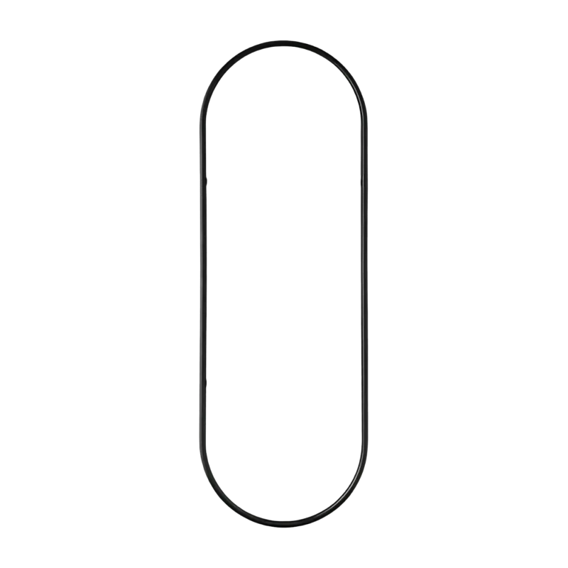 Miroir de garde-robe anthracite Angui - AYTM - The Cool Republic