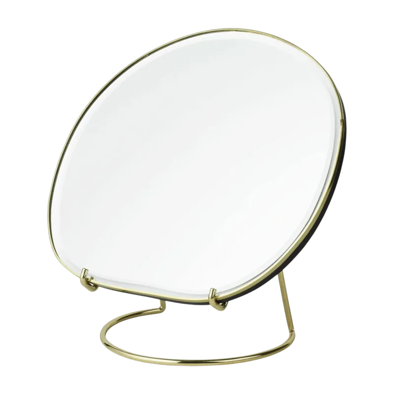 Miroir de table laiton Pond - Ferm Living - The Cool Republic