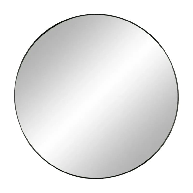 Miroir en métal noir 30 cm Palace - Pomax - The Cool Republic