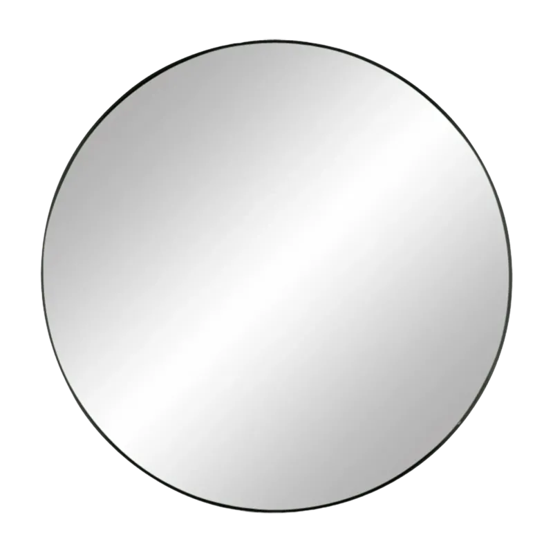 Miroir en métal noir 50 cm Palace - Pomax - The Cool Republic