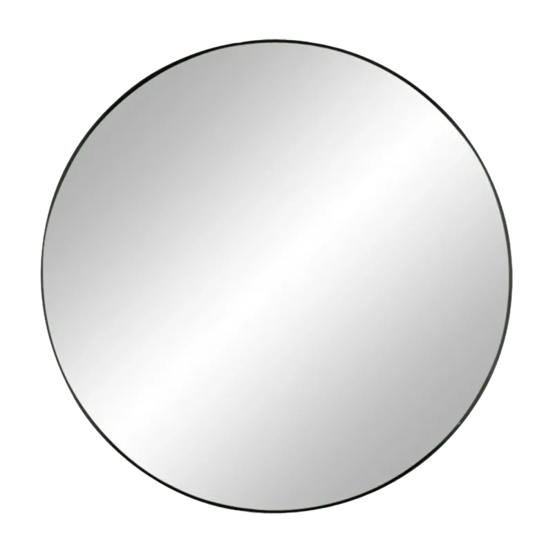 Miroir en métal noir 70 cm Palace - Pomax - The Cool Republic
