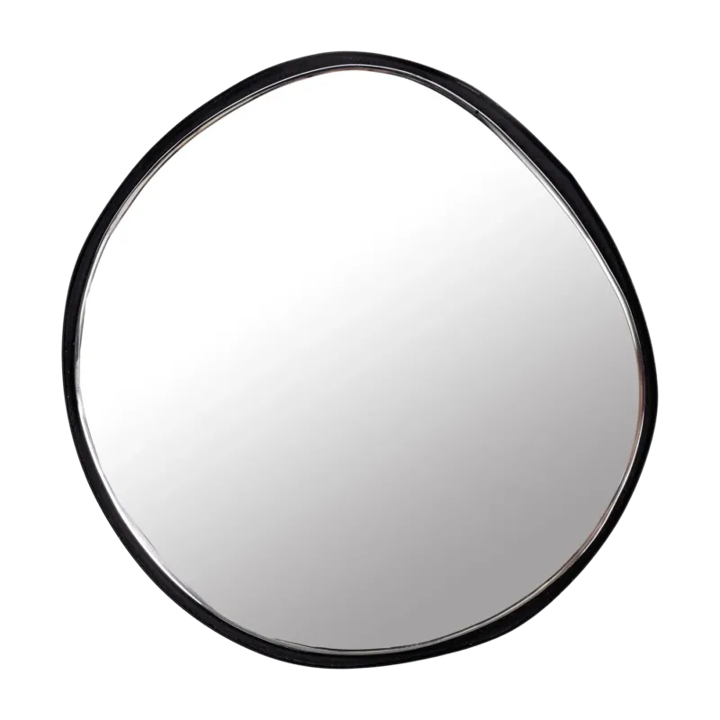 Miroir en verre et acier noir A - Serax - The Cool Republic
