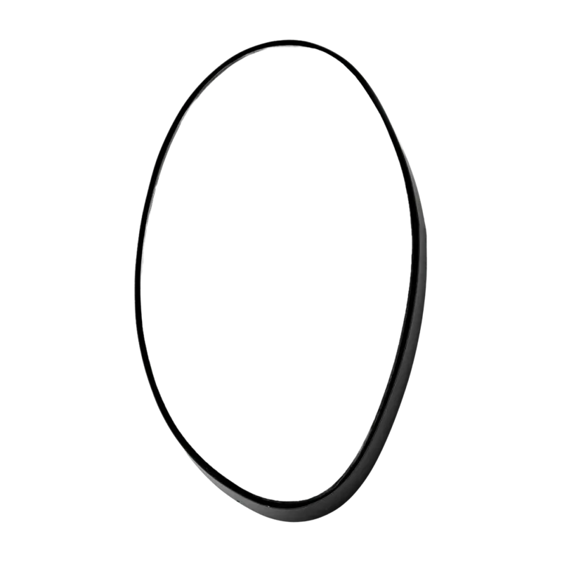 Miroir en verre et acier noir B - Serax - The Cool Republic