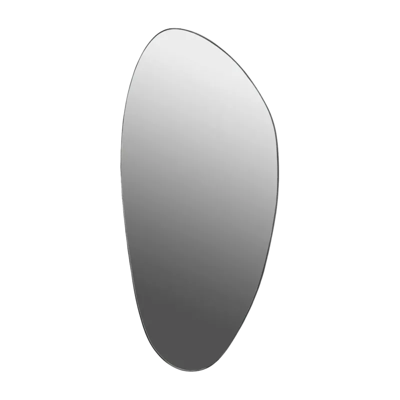 Miroir "goutte" en acier noir 151cm - Serax - The Cool Republic