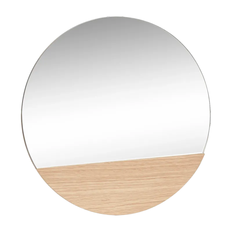 Miroir mural rond 50cm Crescent - Hübsch - The Cool Republic