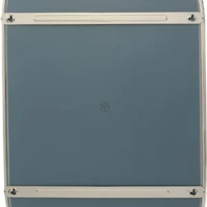 Miroir ovale anthracite en verre et acier 60x2x100cm Angui - AYTM