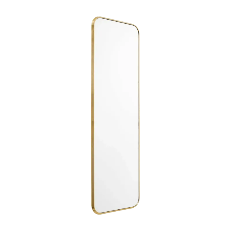 Miroir rectangulaire doré Sillon SH7 - &tradition - The Cool Republic