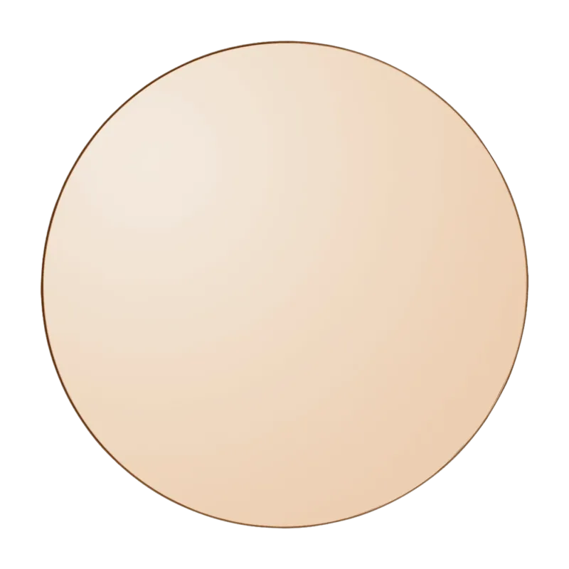 Miroir rond ambre 110 cm Circum - AYTM - The Cool Republic