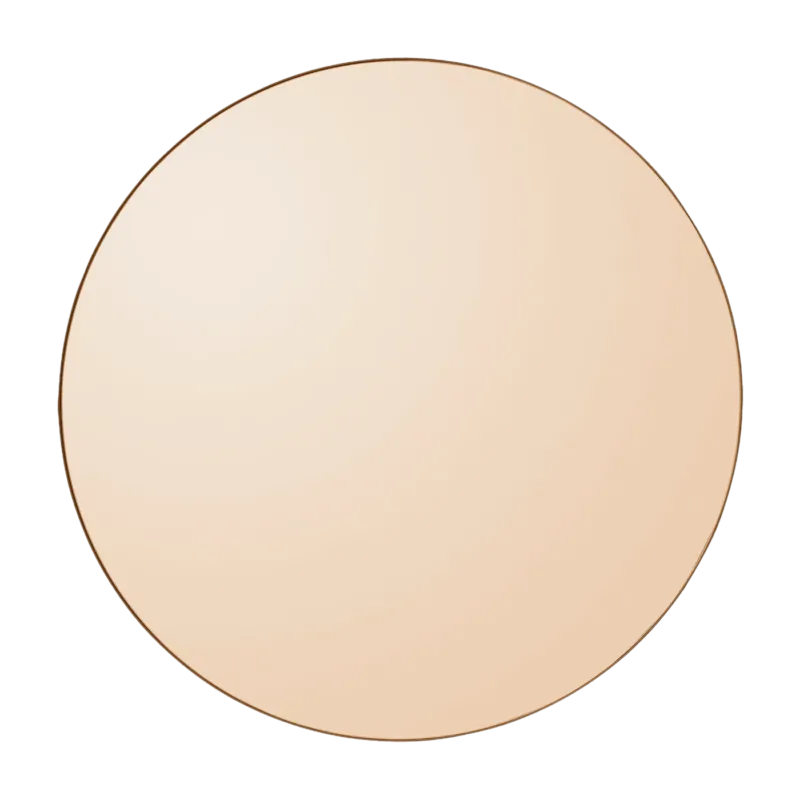 Miroir rond ambre 90 cm Circum - AYTM - The Cool Republic