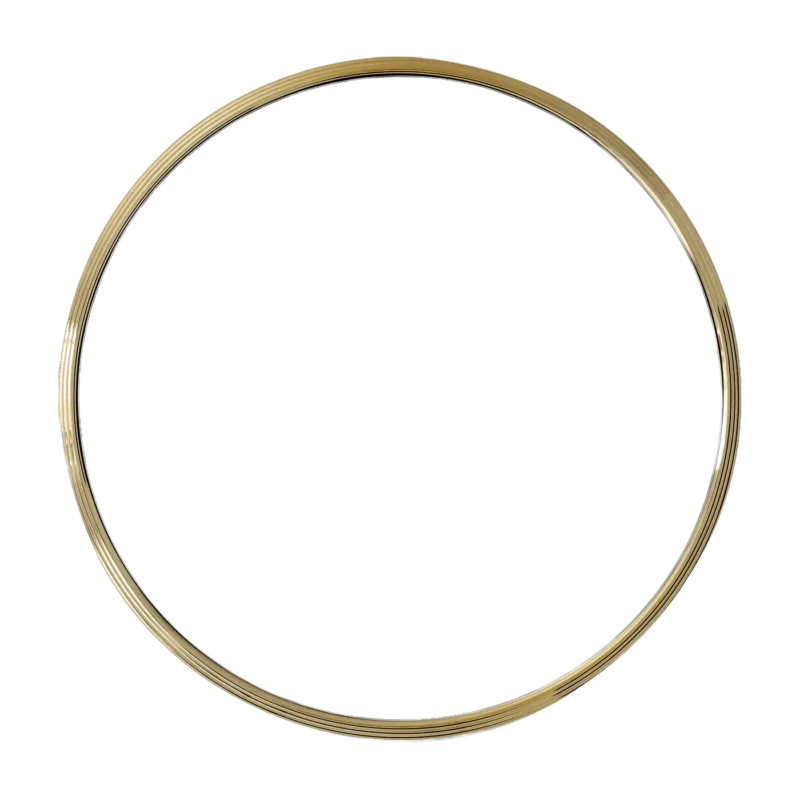 Miroir rond en laiton 66cm Sillon SH5 - &tradition - The Cool Republic