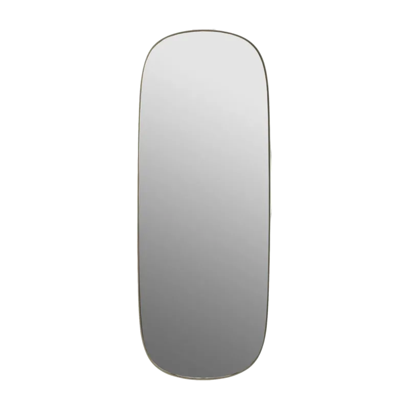 Miroir transparent cadre taupe 118 cm Framed - Muuto - The Cool Republic