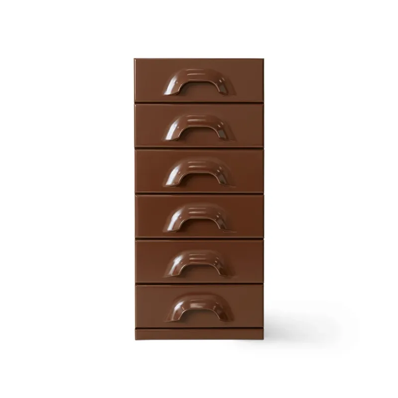 Commode à 6 tiroirs Chocolat - HKLIVING