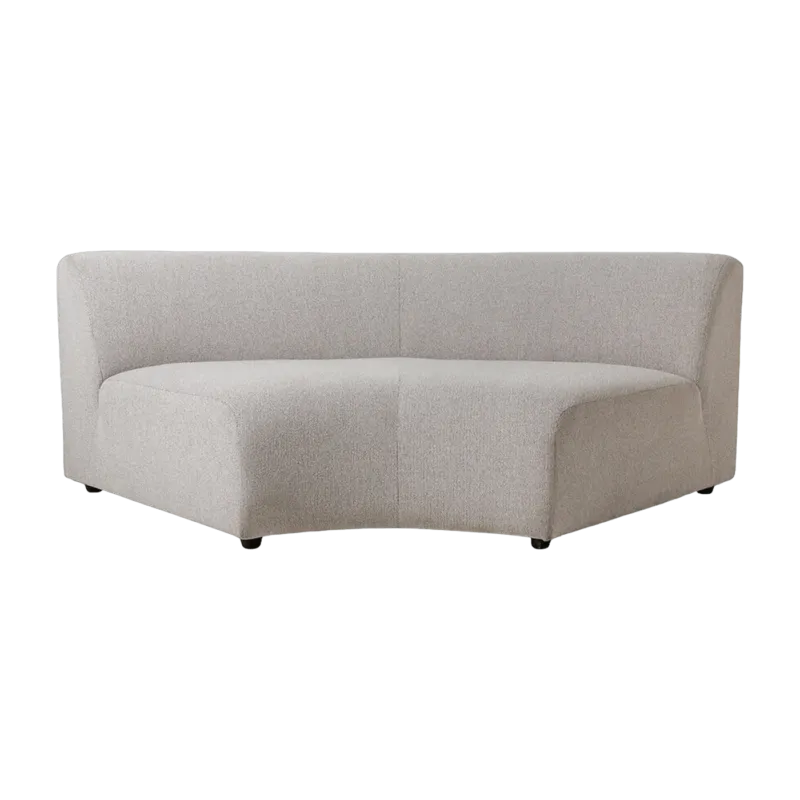 Module d'angle arrondi sneak gris clair Jax - Hkliving - The Cool Republic
