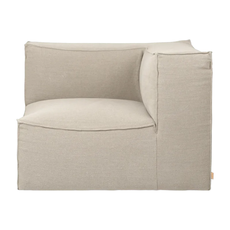 Module d'angle droit L profond beige Catena - Ferm Living - The Cool Republic