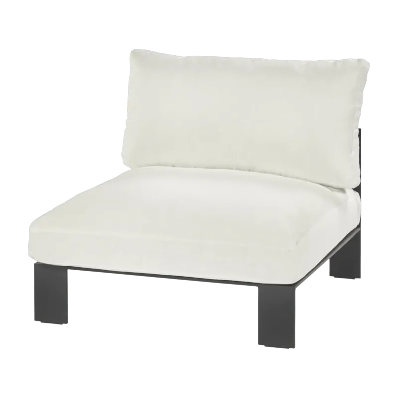 Module de canapé d'extérieur blanc en aluminium - Serax - The Cool Republic