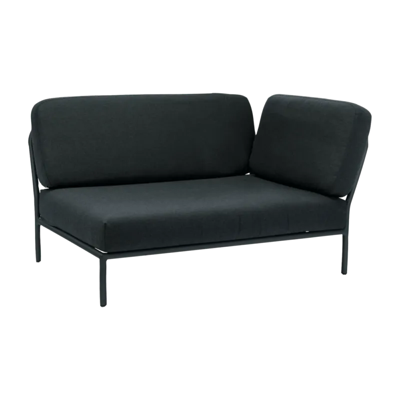 Module droit de canapé lounge gris suie LEVEL - Houe - The Cool Republic