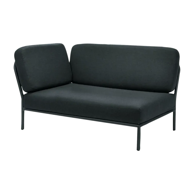 Module gauche de canapé lounge gris suie LEVEL - Houe - The Cool Republic