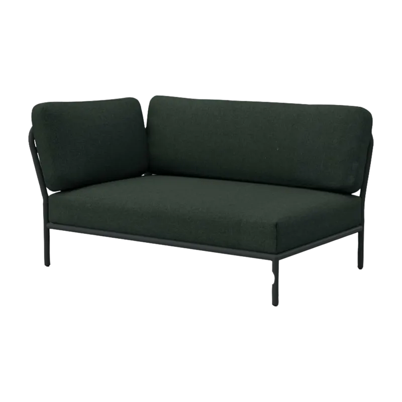 Module gauche de canapé lounge vert alpin LEVEL - Houe - The Cool Republic
