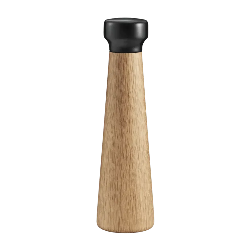 Moulin à poivre en chêne naturel et marbre noir 27 cm Craft Oak/noir - Normann Copenhagen - The Cool Republic