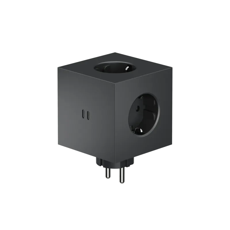 Multiprise murale USB-C 30W noir Square 2 - Avolt - The Cool Republic
