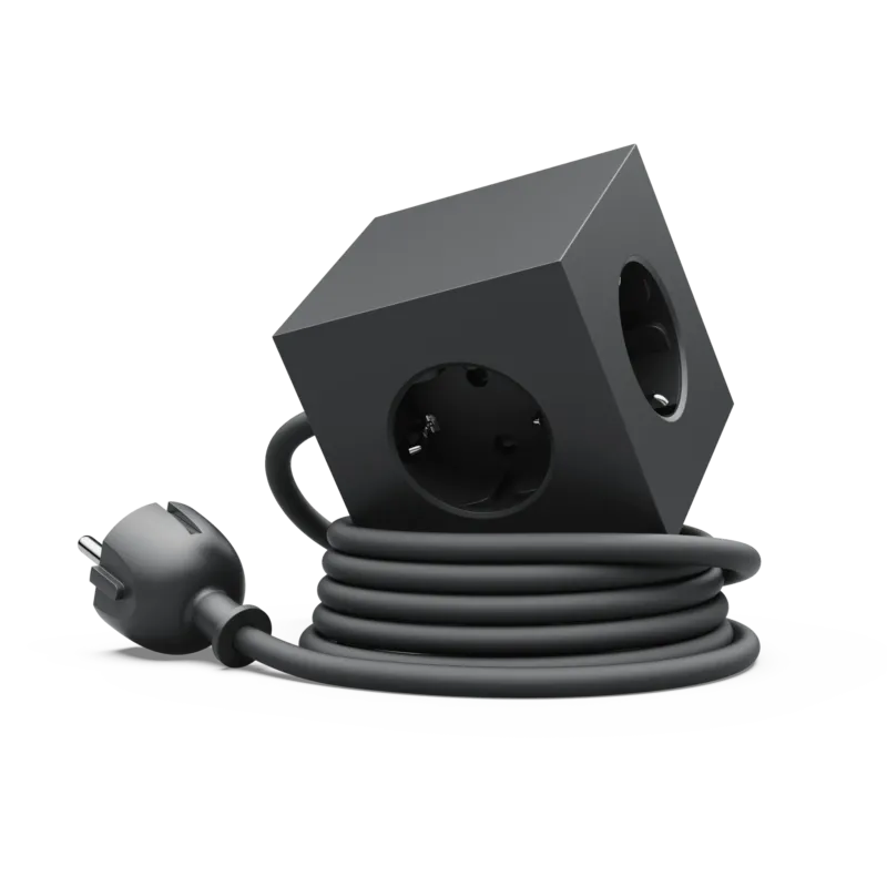 Multiprise USB-C 30W 1.8m noir Square 1 - Avolt - The Cool Republic