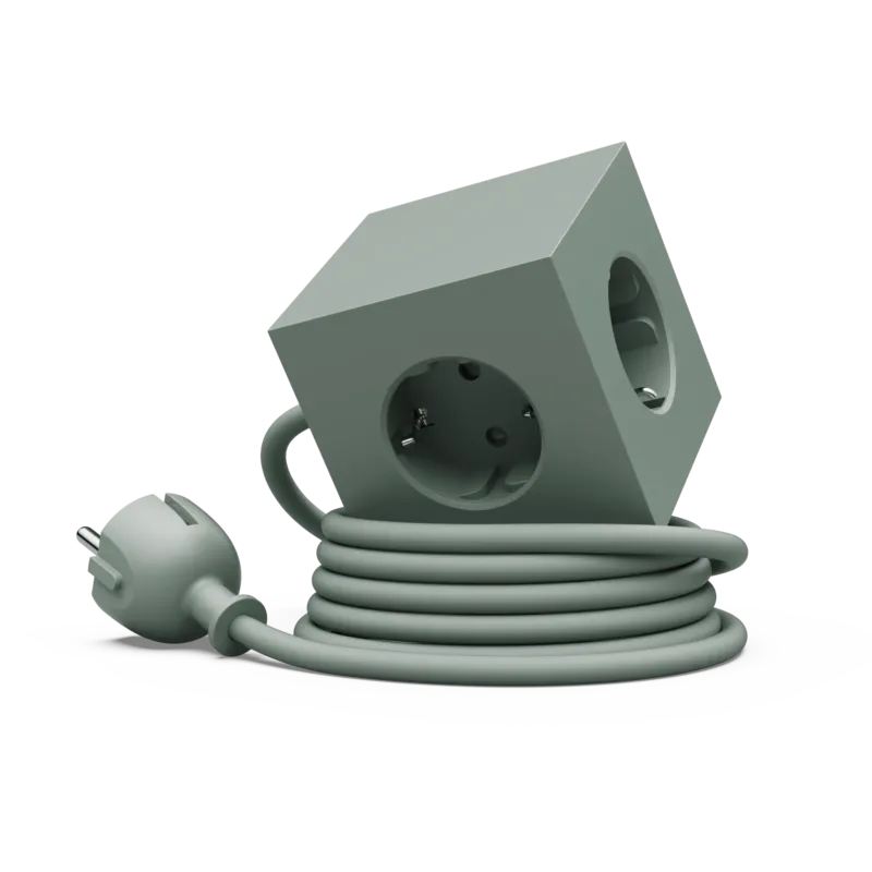 Multiprise USB-C 30W 1.8m vert Square 1 - Avolt - The Cool Republic