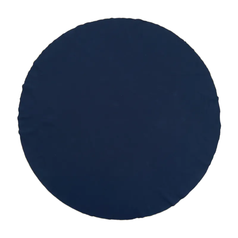 Nappe en coton bleue marine Wilhemina - Broste Copenhagen - The Cool Republic