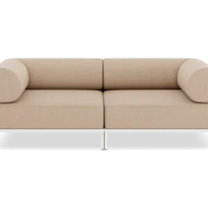 Noah Sofa - 2-Sitzer - Beigerot